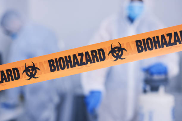 Professional Biohazard Cleanup technician working in Altamont, OR